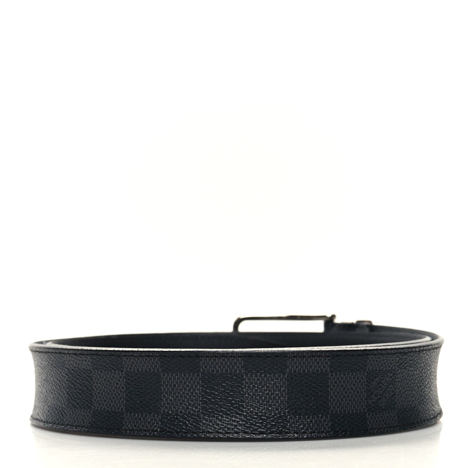 Louis Vuitton Damier Graphite Calfskin Belt 95 38 Black 2 of 7