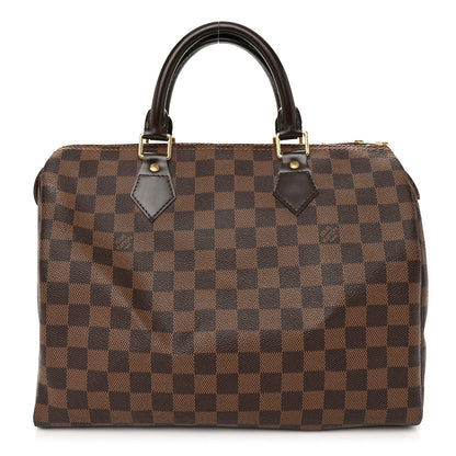 Louis Vuitton Damier Ebene Speedy 30 1 of 10