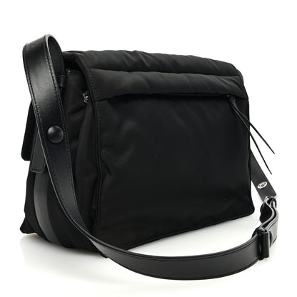 Prada Re-Nylon Vitello Padded Small Flap Shoulder Bag Black 3 of 9