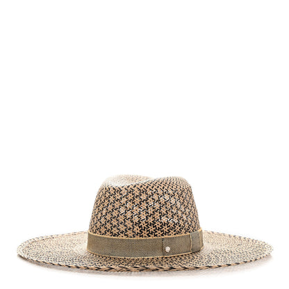 Hermes Panama Straw Etna Hat 56 Natural Black 1 of 10