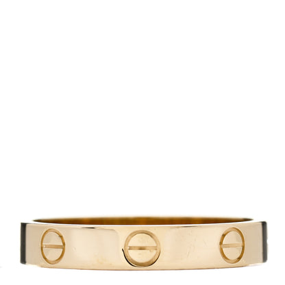 Cartier 18K Yellow Gold 3.5mm LOVE Wedding Band Ring 57 8 3 of 5