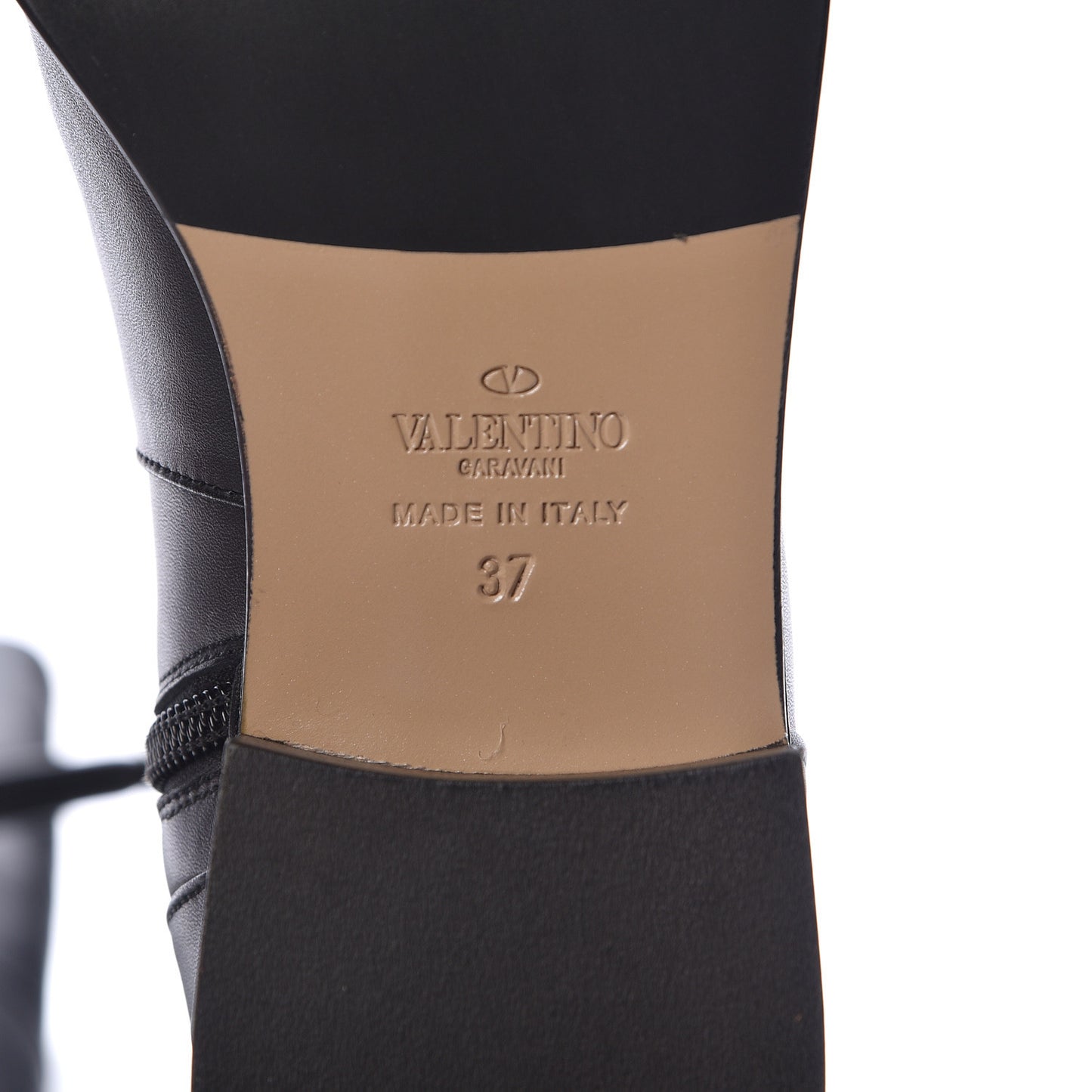 Calfskin Multi Bow Over the Knee Boots 37 Black