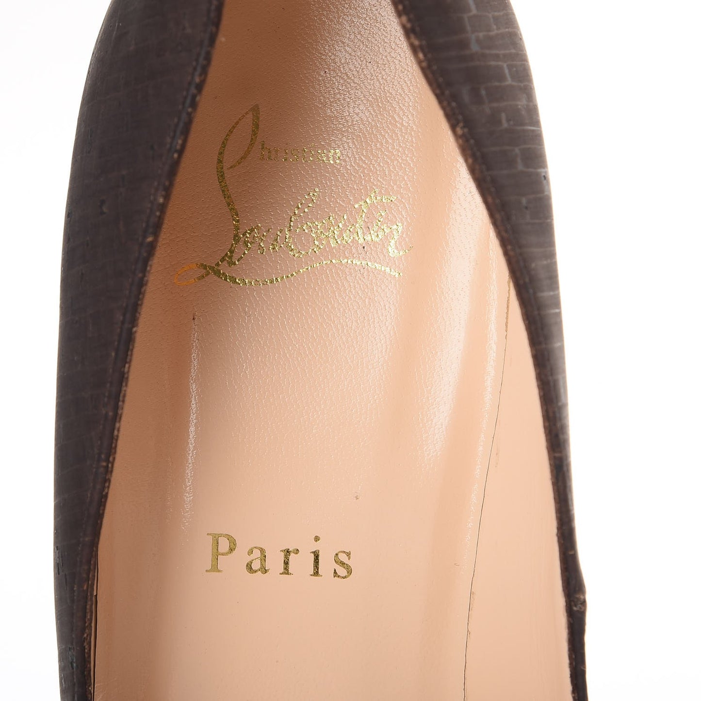 Cork Miss Boxe Wedges 39.5 Brown