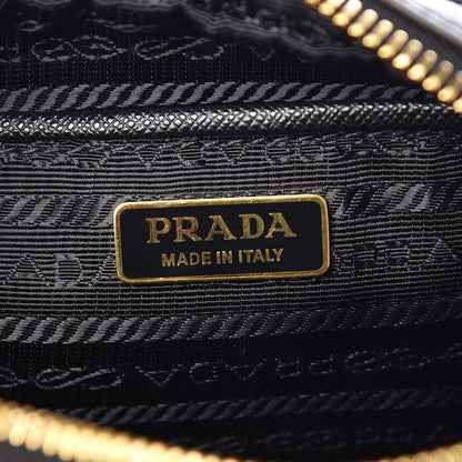 Prada Saffiano Small Camera Crossbody Bag Black 6 of 9