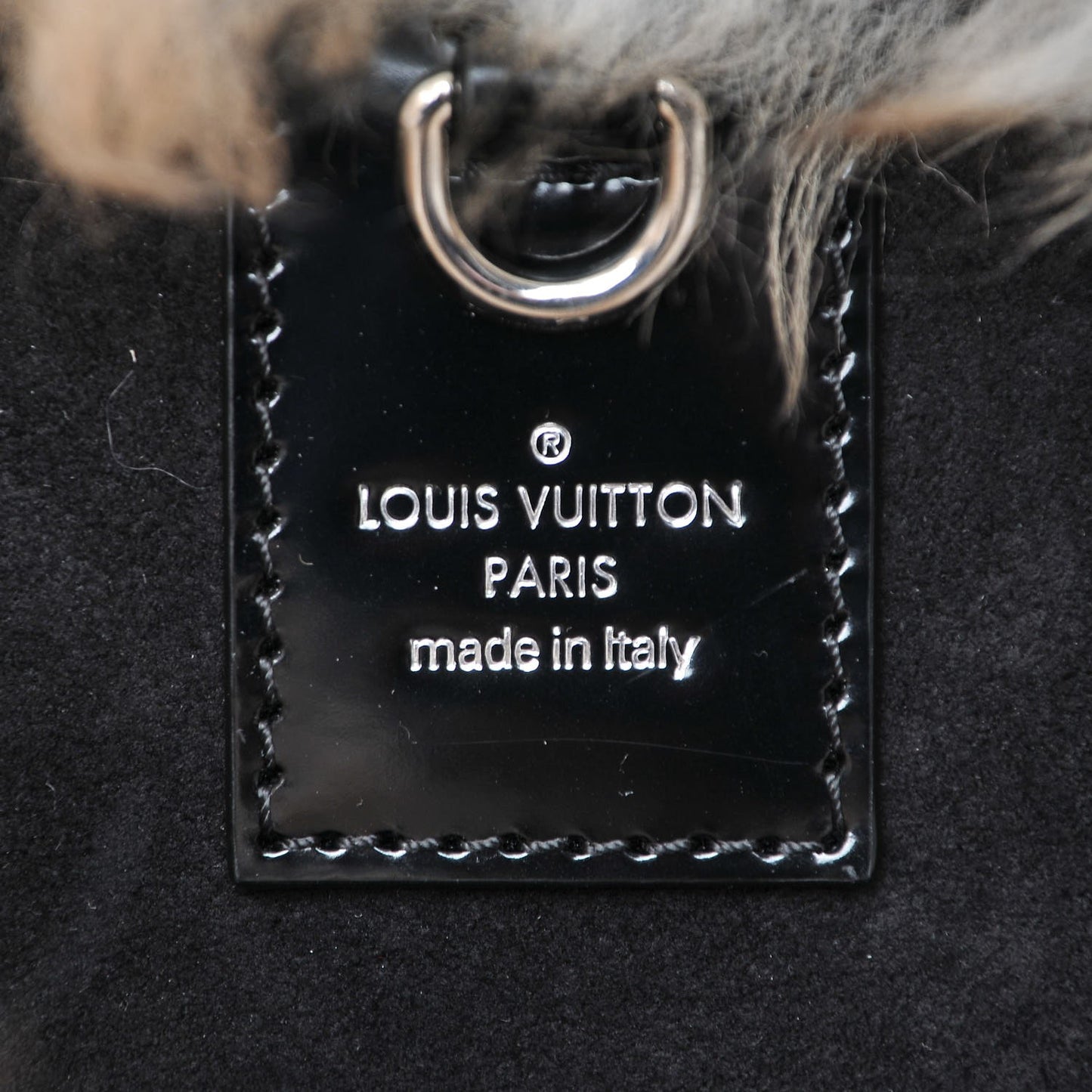 Sheepskin Animal Print Sac Plat