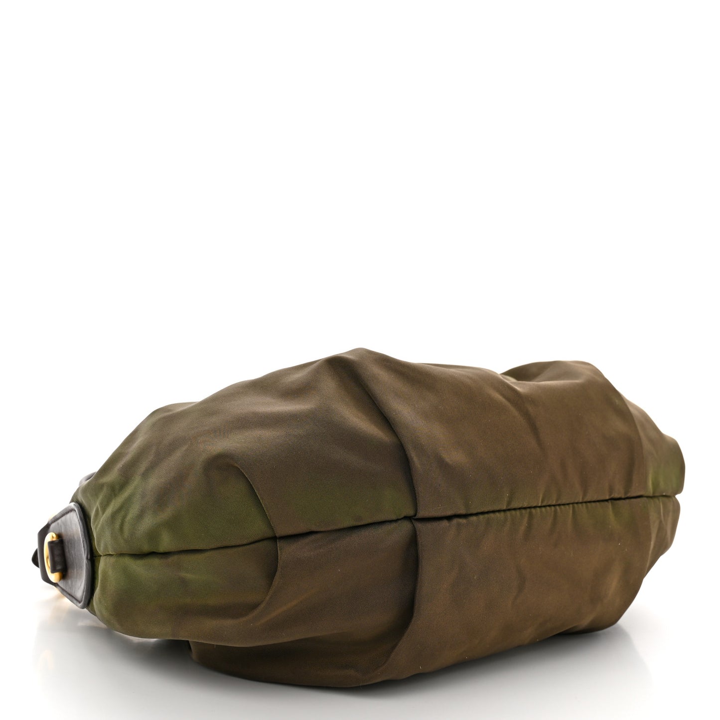 Tessuto Nylon Vitello Daino Hobo Bruciato