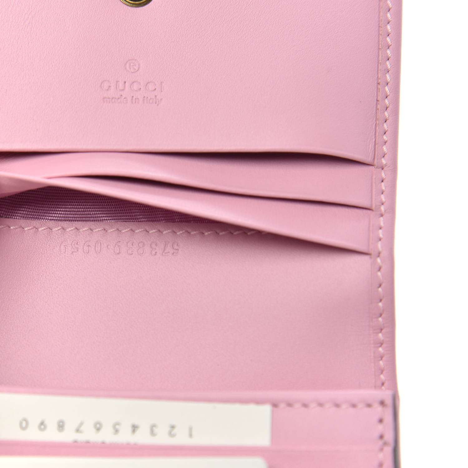Gucci GG Supreme Monogram Strawberry Card Case 7 of 8