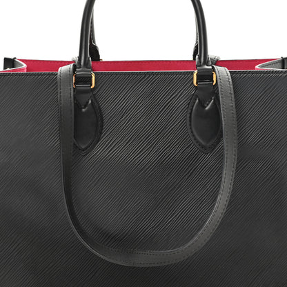 Louis Vuitton Epi Onthego MM Black 7 of 9