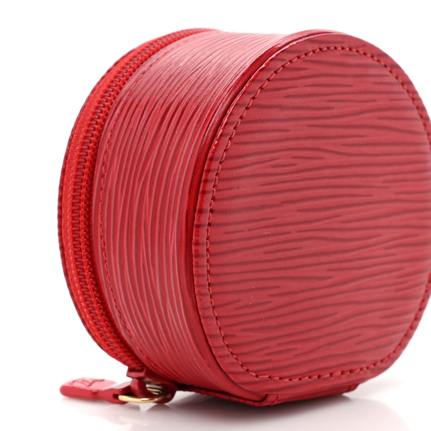 Louis Vuitton Epi Ecrin Bijoux 8cm Jewelry Box Case Castillan Red 8 of 8