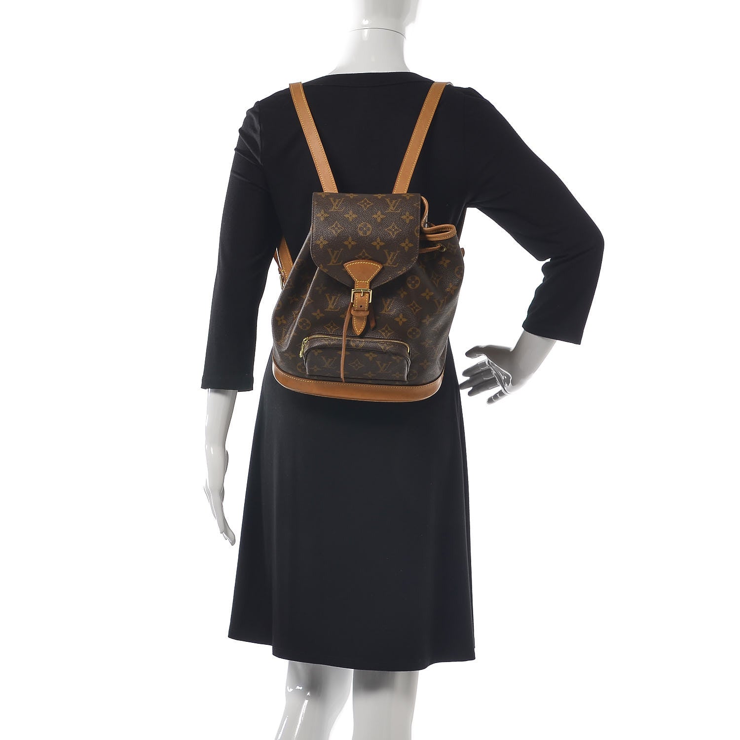 Louis Vuitton Monogram Montsouris MM Backpack 2 of 11