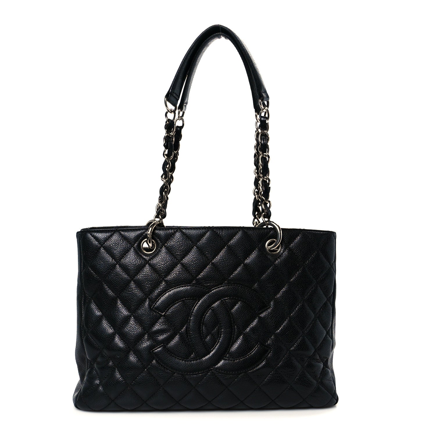 Chanel Caviar Quilted Grand Shopping Tote GST Black 1 of 10