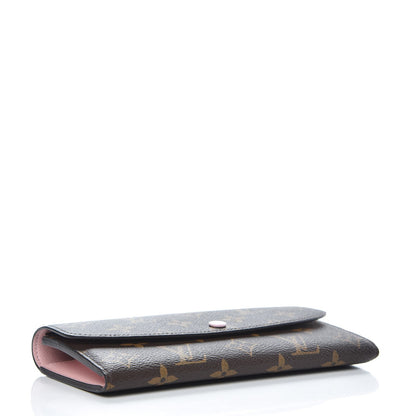 Louis Vuitton Monogram Emilie Wallet Rose Ballerine 4 of 8