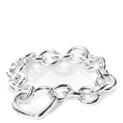 Tiffany Sterling Silver Open Heart Clasp Bracelet 1 of 5