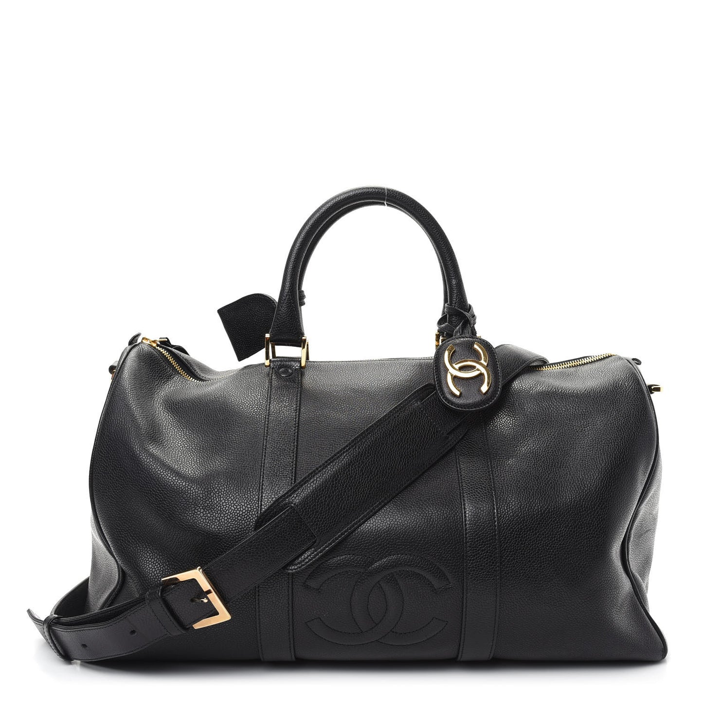 Caviar Timeless CC Duffel Bag Black