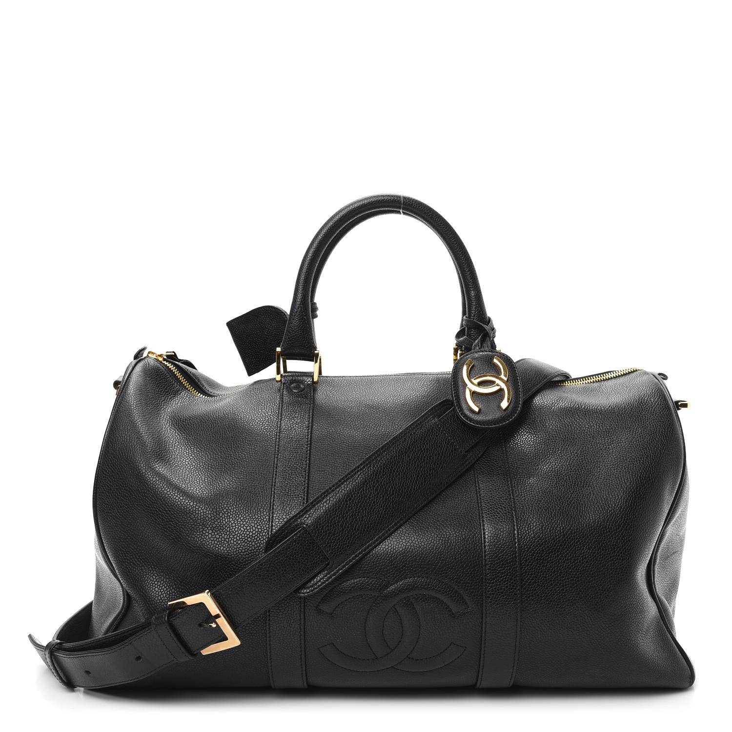 Chanel Caviar Timeless CC Duffel Bag Black 1 of 8