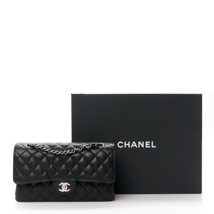 Chanel Caviar Quilted Medium Double Flap Black 12 of 12