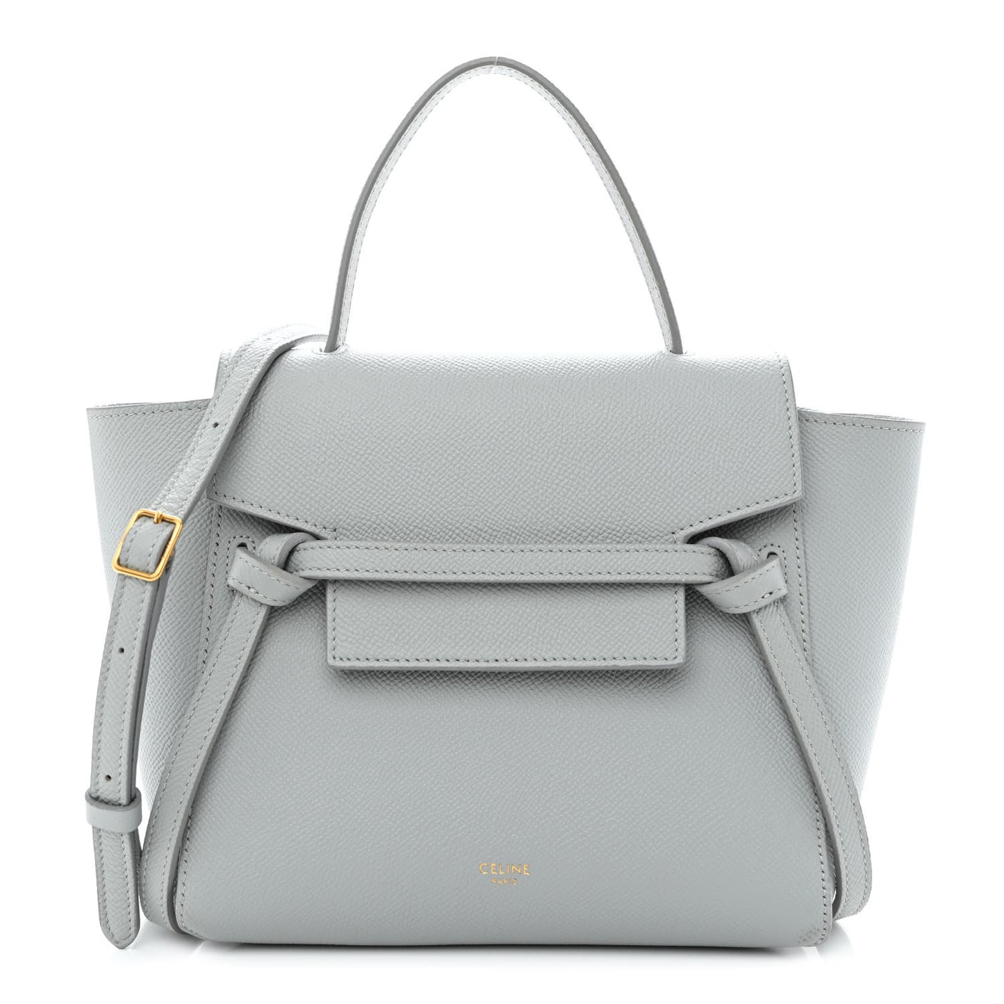 Grained Calfskin Nano Belt Bag Mineral