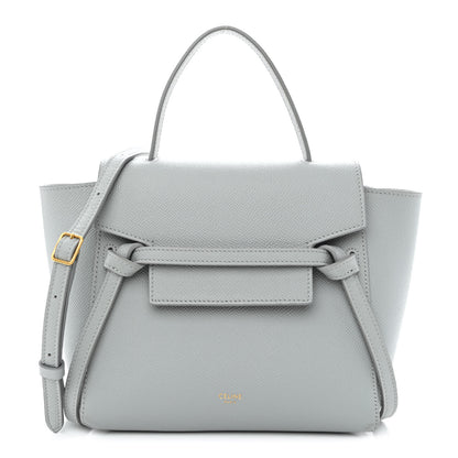 Celine Grained Calfskin Nano Belt Bag Mineral 1 of 10