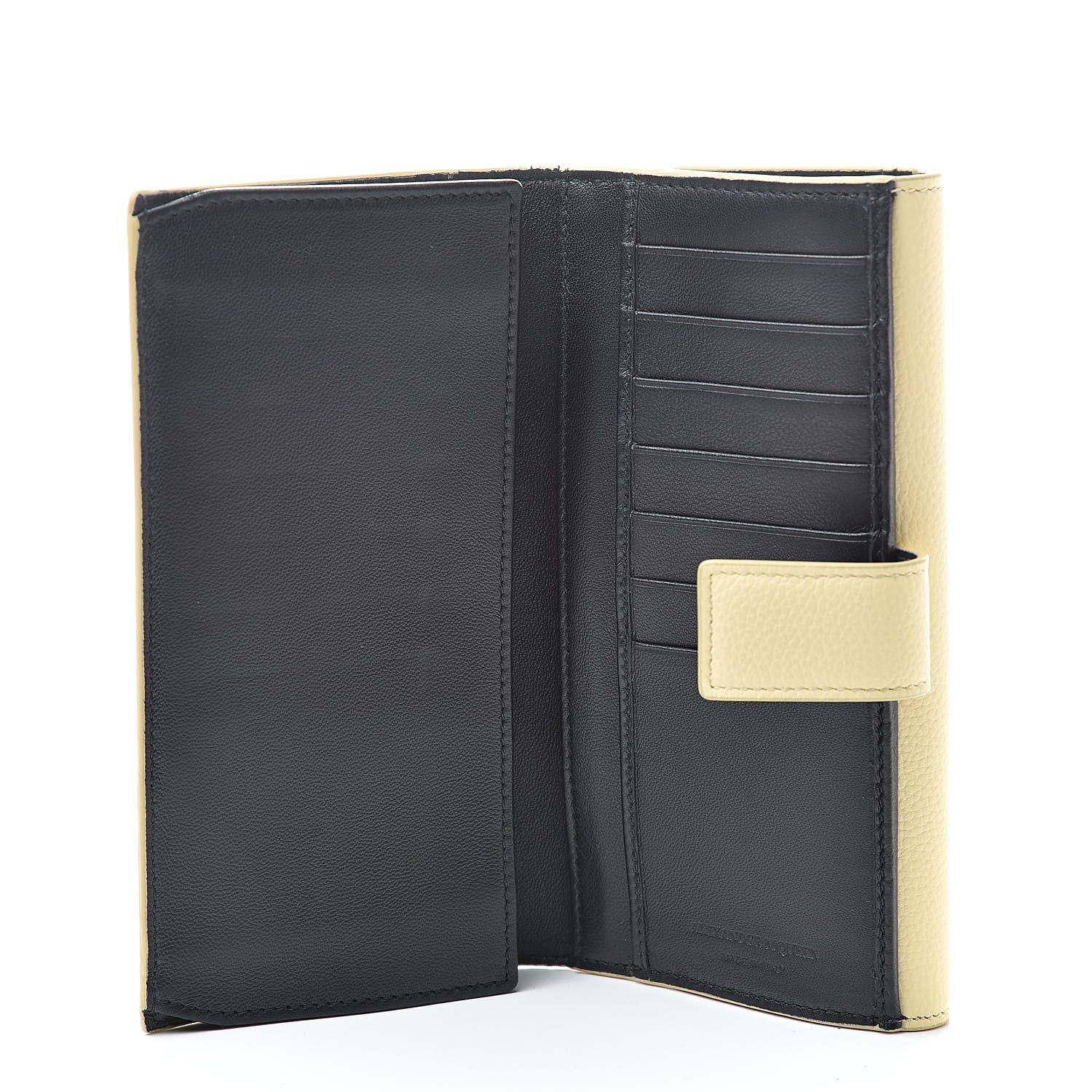 Alexander McQueen Small Grained Calfskin Skull Continental Wallet Lemon 5 of 9