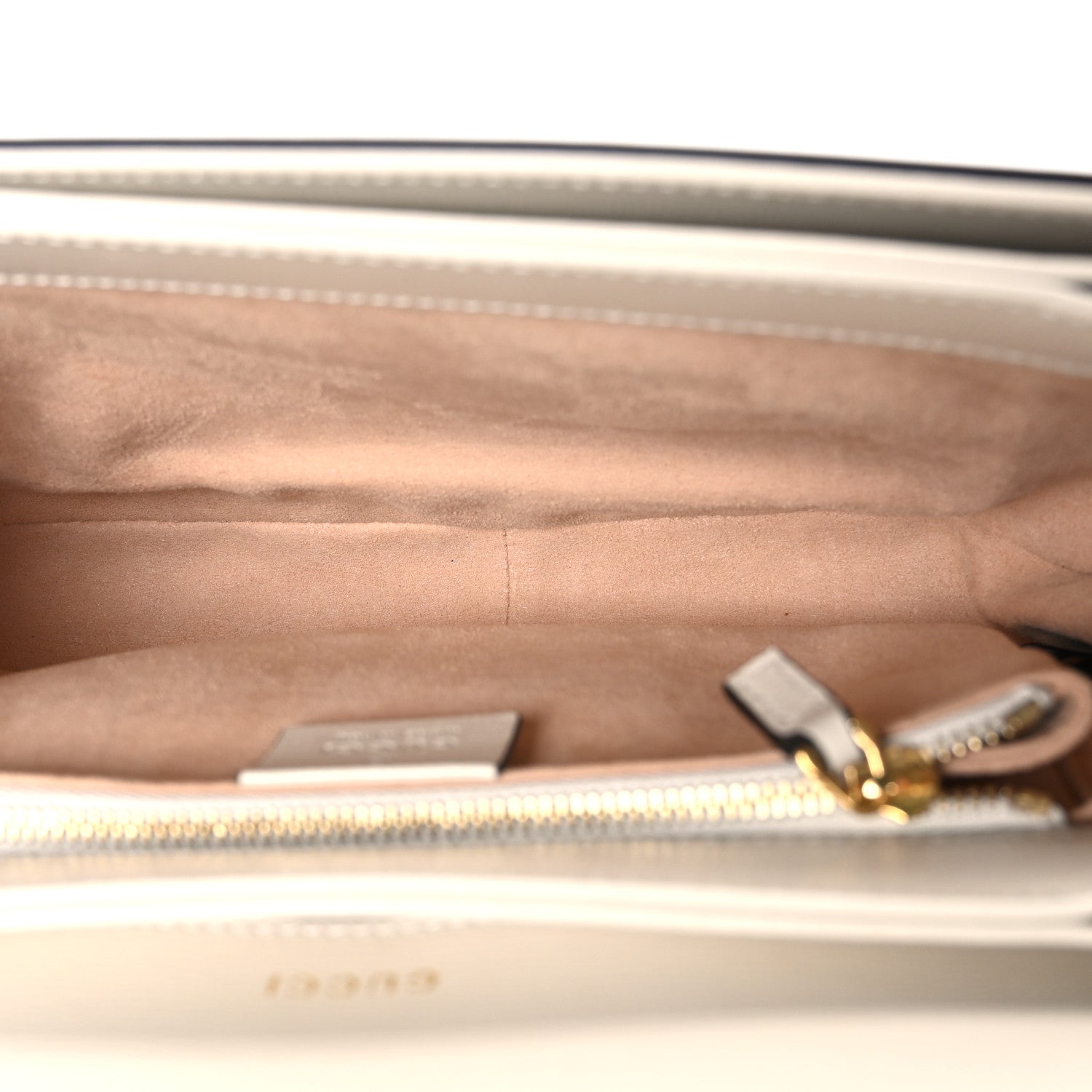 Gucci GG Supreme Monogram Horsebit 1955 Shoulder Bag Beige Mystic White 5 of 10