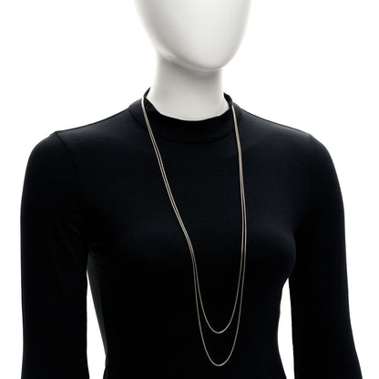 David Yurman Sterling Silver 14K Yellow Gold 1.7mm Box Chain Necklace 72" 4 of 8