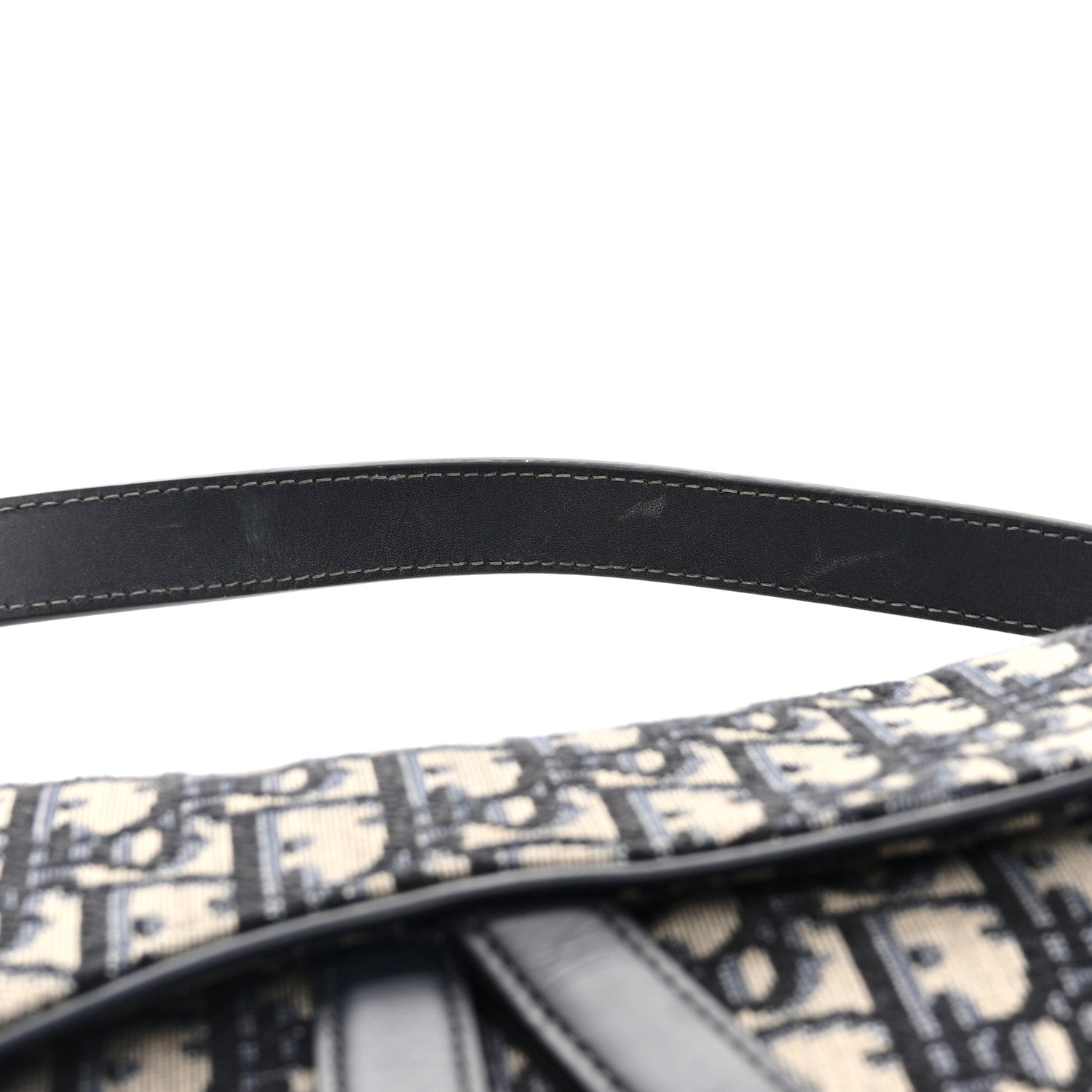 Christian Dior Oblique Saddle Bag Blue 12 of 12