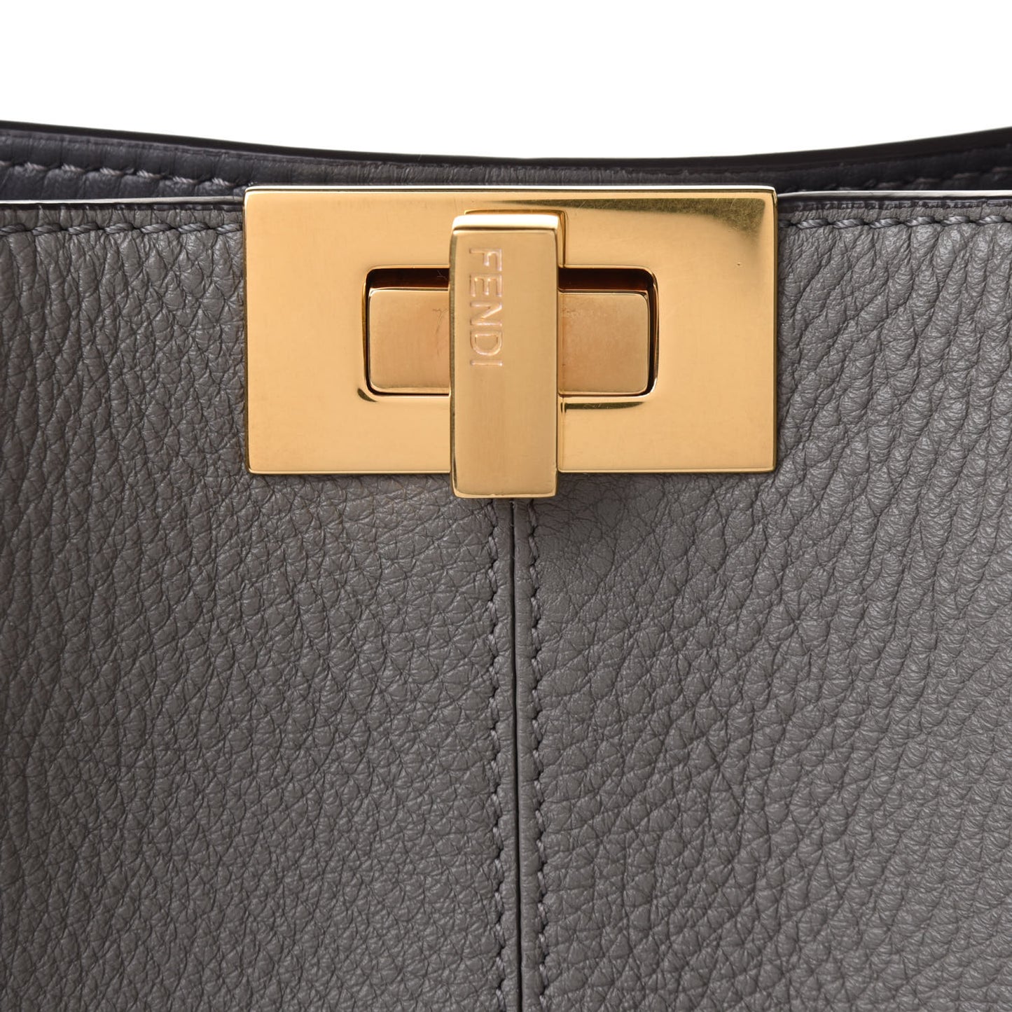 Cuoio Romano Selleria Bi-Color Medium Peekaboo X-Lite Moon Ghiaia