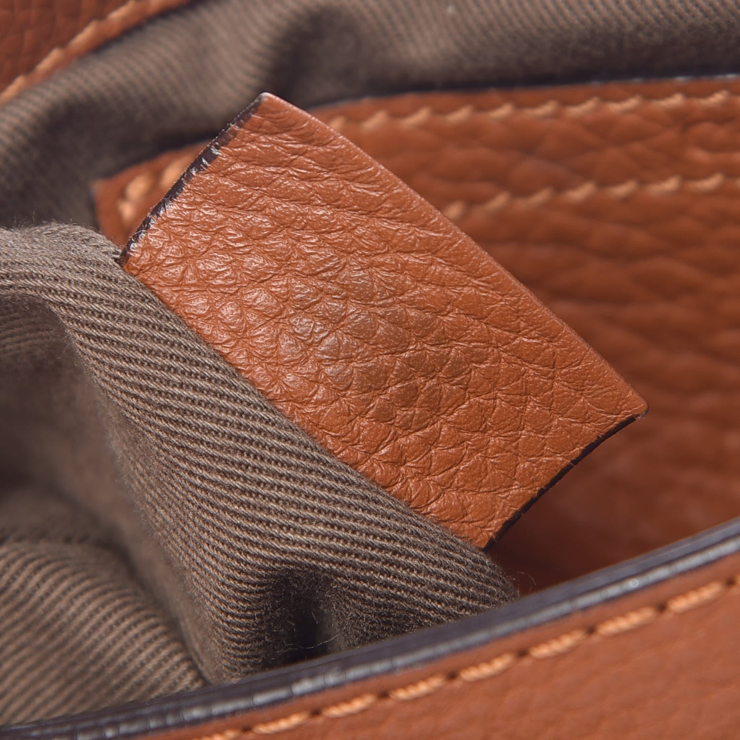 Chloe Calfskin Mini Marcie Round Crossbody Bag Tan 7 of 12