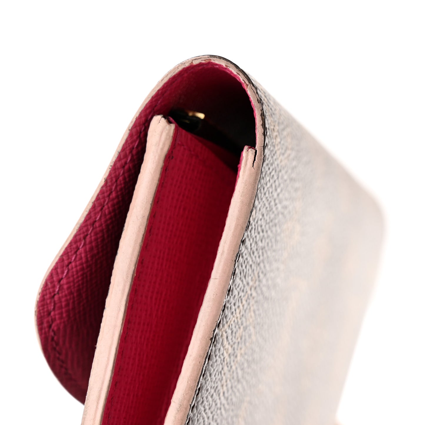 Monogram Bloom Flower Emilie Wallet Fuchsia