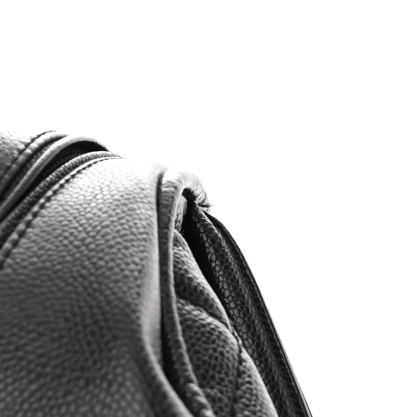 Caviar Quilted Small Bowler Black