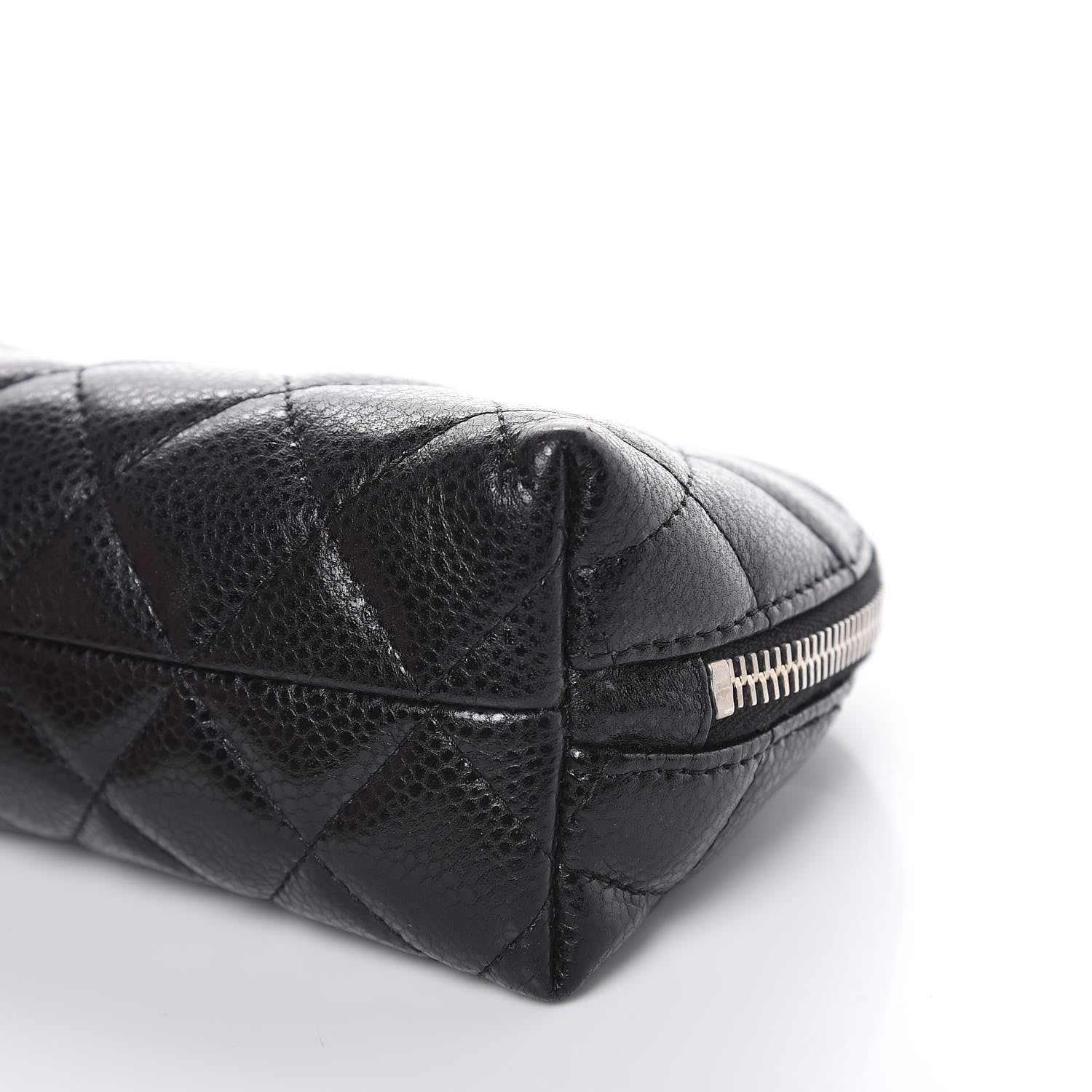 Chanel Caviar Quilted Cosmetic Case Black 9 of 12