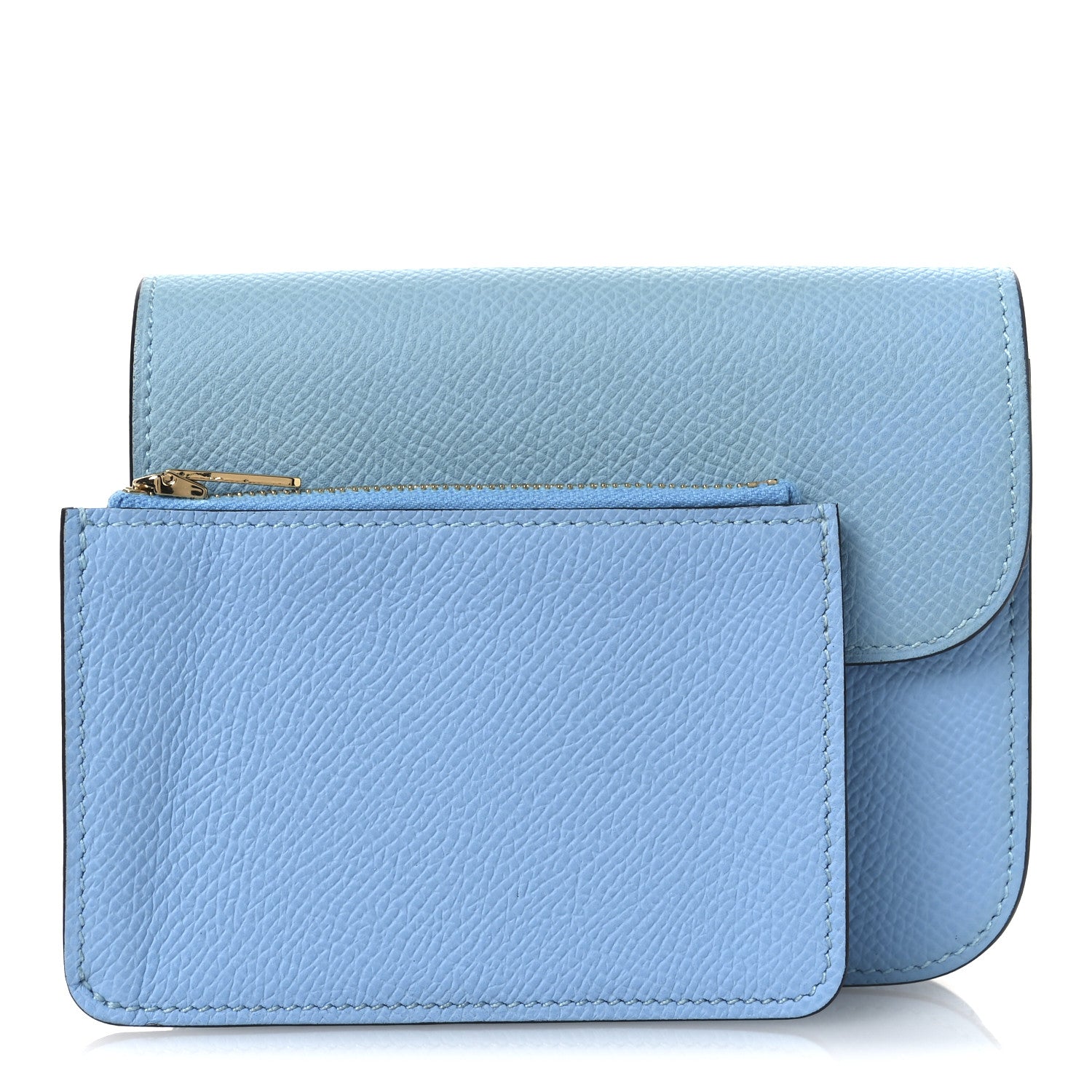 Hermes Epsom Constance Slim Wallet Celeste 3 of 10