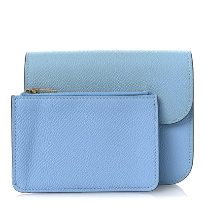 Hermes Epsom Constance Slim Wallet Celeste 3 of 10
