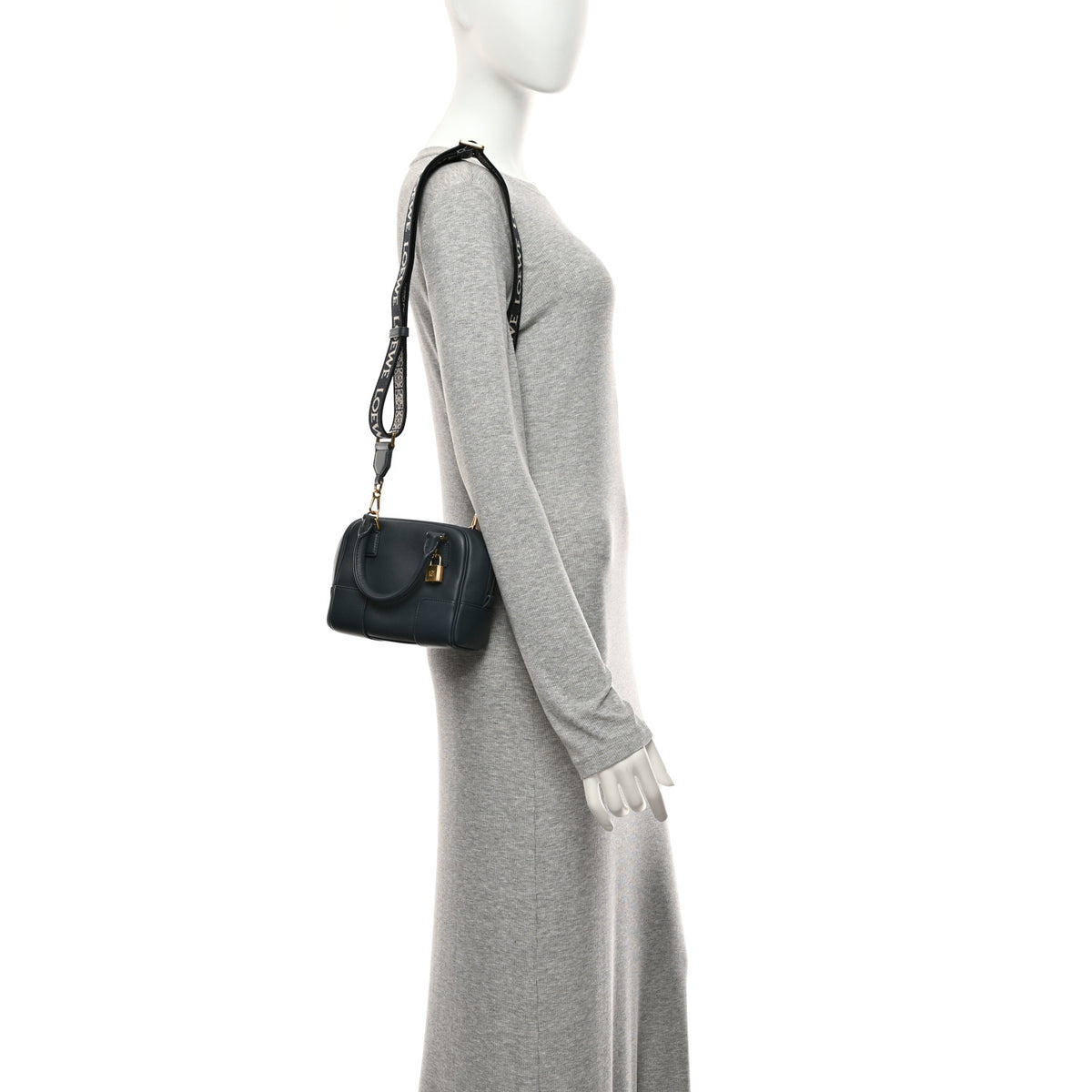 Calfskin Amazona 16 Tote Grey
