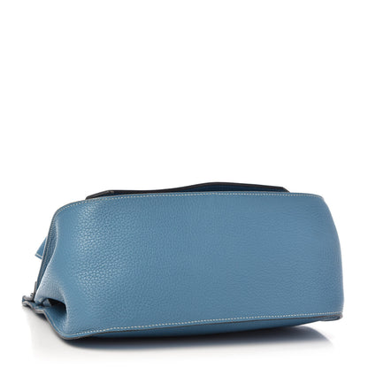 Hermes Taurillon Clemence Jypsiere 31 Blue Jean 4 of 9