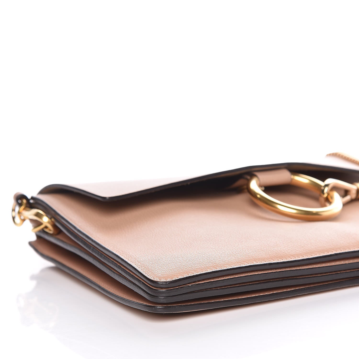 Chloe Calfskin Medium Faye Shoulder Bag Biscotti Beige 8 of 16