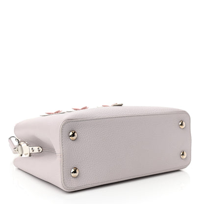 Louis Vuitton Taurillon Mechanical Flowers Capucines PM Purple 4 of 9