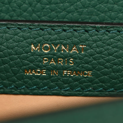 Moynat Taurillon Blush Rejane BB Emerald 6 of 10