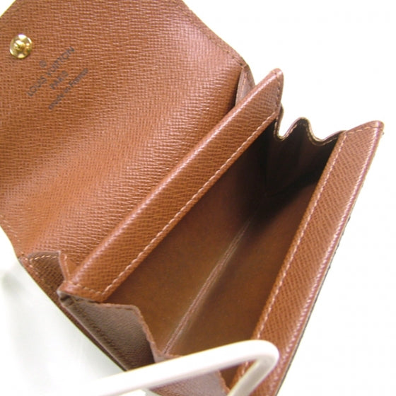 Monogram Plat Coin Purse Wallet