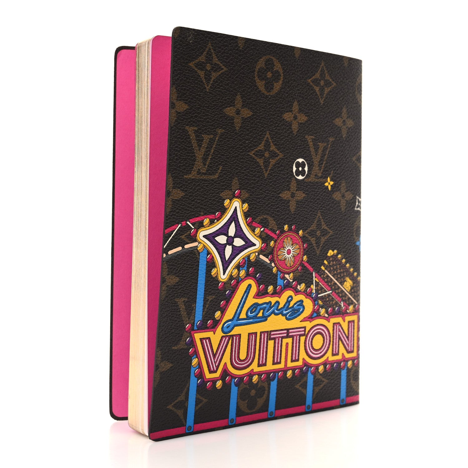 Louis Vuitton Monogram 2020 Christmas Animation Roller Coaster Notebook MM Pivoine 4 of 10