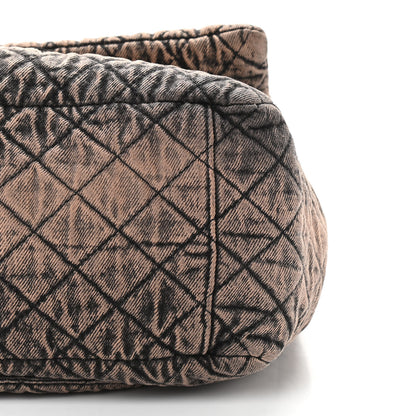 Chanel Denim Quilted Denimpression XXL Flap Rose Clair 10 of 10