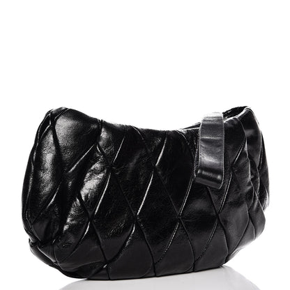 Miu Miu Vitello Shine Quilted Wristlet Nero Black 3 of 7