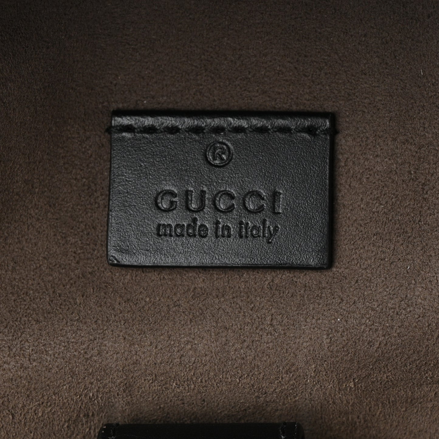 GG Supreme Monogram Medium Backpack Black