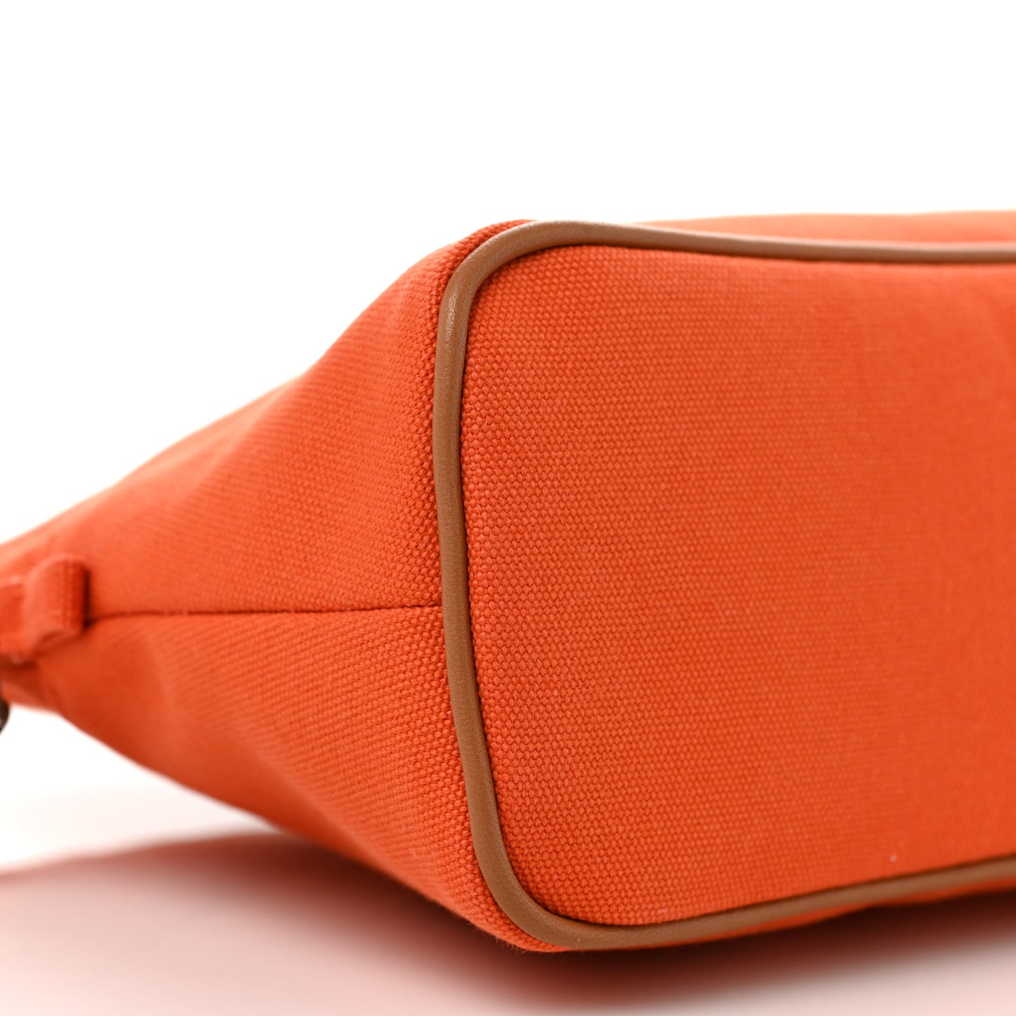Cotton Canvas Mini Bolide Travel Cosmetic Pouch Feu