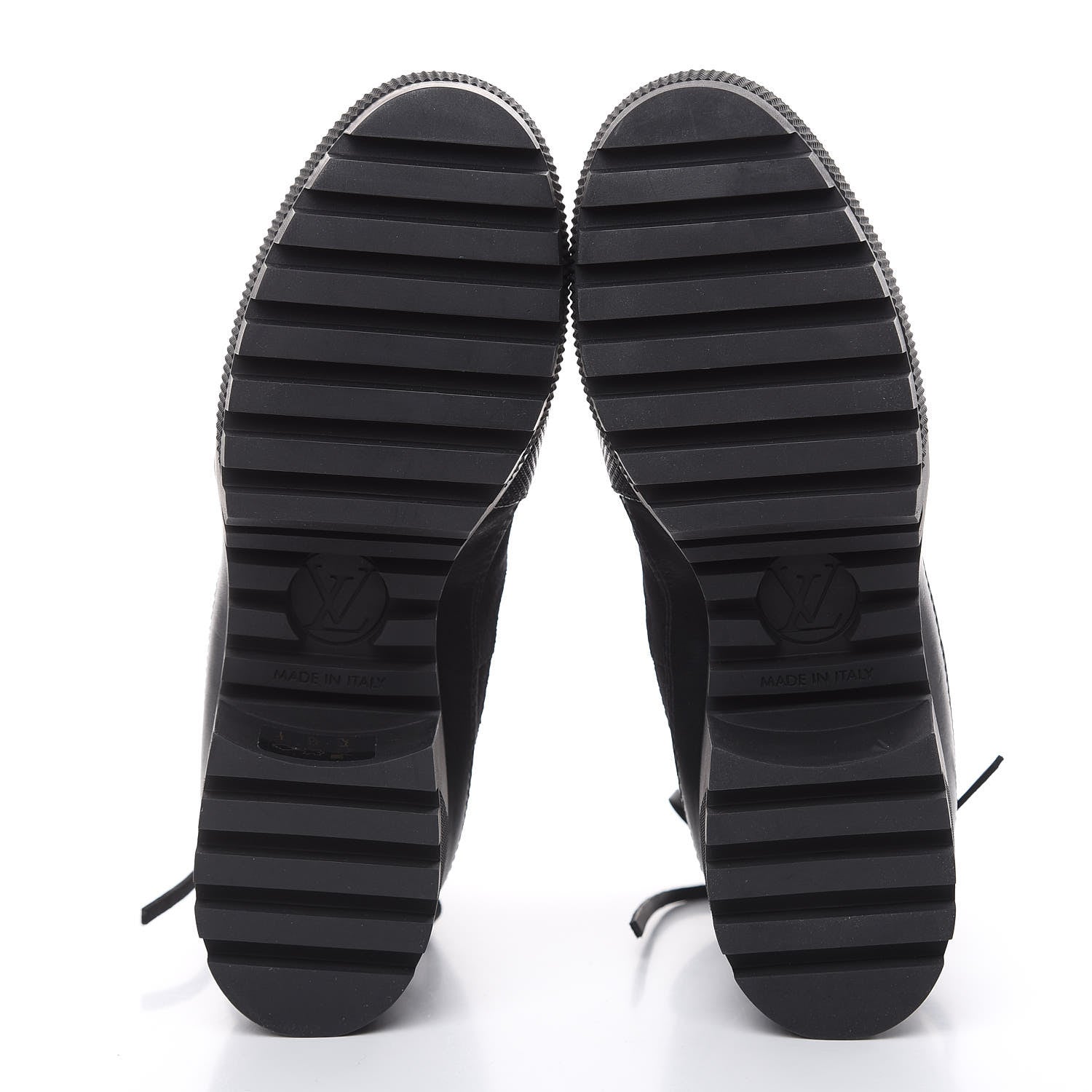 Louis Vuitton Suede Calfskin Monogram LV Black Heart Laureate Platform Desert Boots 36 Black 5 of 7