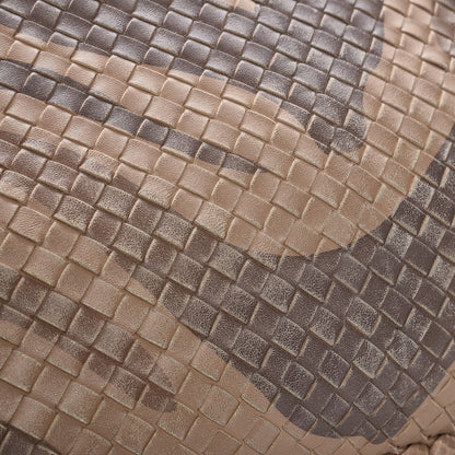 Bottega Veneta Nappa Snakeskin Intrecciato Maxi Veneta Tiger Print Hobo Maple 12 of 14