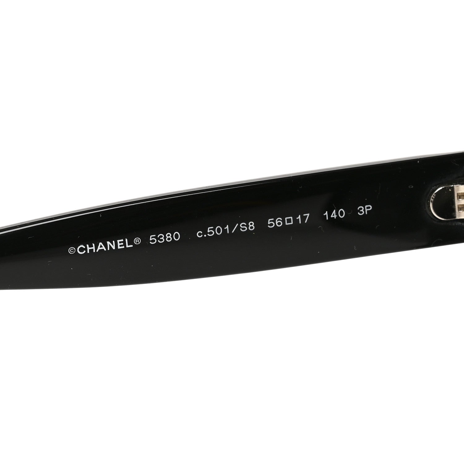 Chanel Acetate Square CC Sunglasses 5380 Black 5 of 6
