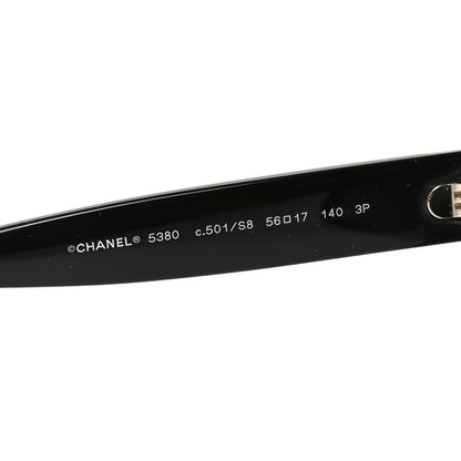 Chanel Acetate Square CC Sunglasses 5380 Black 5 of 6