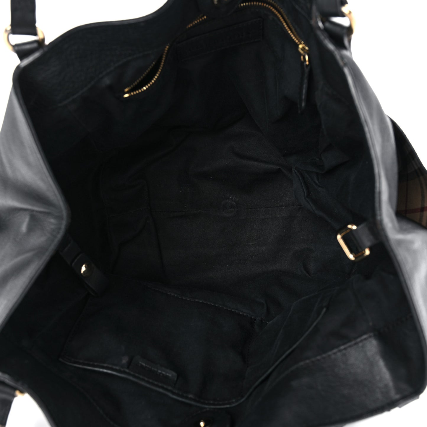 Lambskin Small Canterbury Tote Black