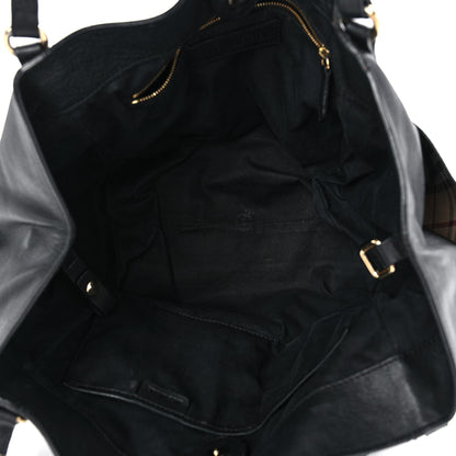 Burberry Lambskin Small Canterbury Tote Black 5 of 17